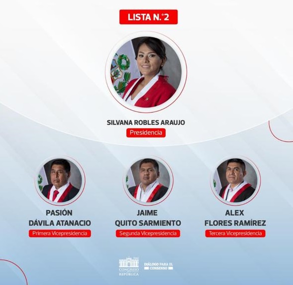 Esta es la lista 2 de la bancada Socialista.