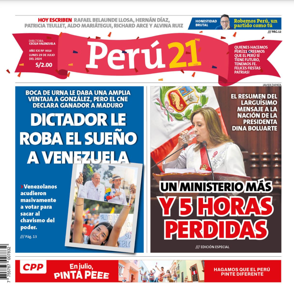 DICTADOR LE ROBA EL SUEÑO A VENEZUELA | UN MINISTERIO MÁS Y 5 HORAS PERDIDAS  