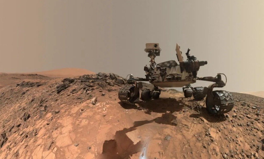 El rover Curiosity de la NASA sobre la superficie de Marte. (NASA)