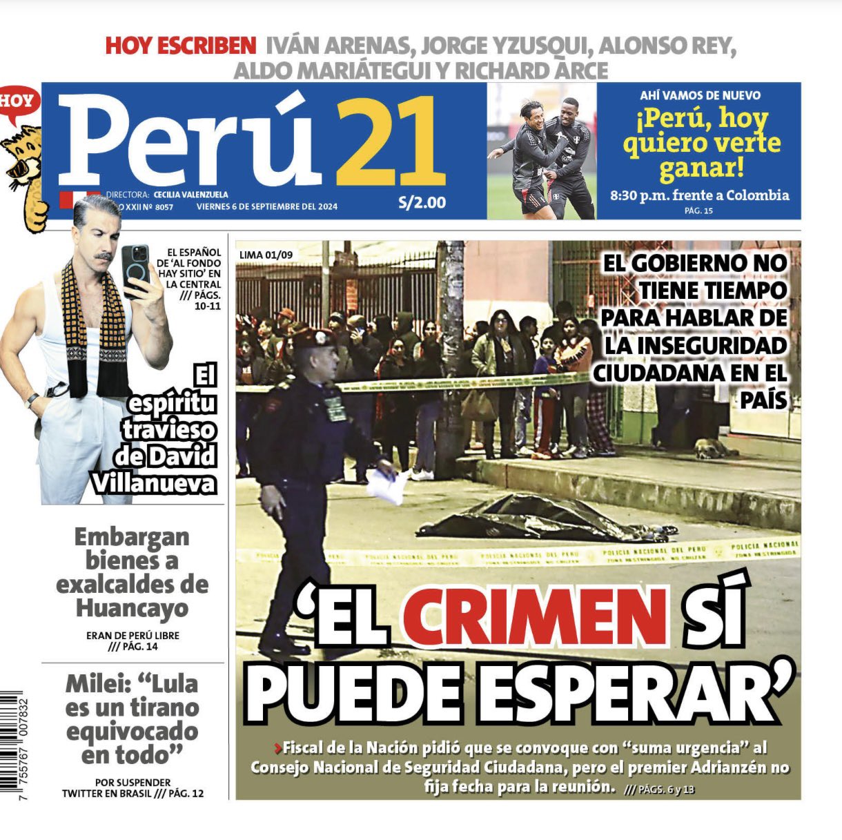 ‘EL CRIMEN SÍ PUEDE ESPERAR’