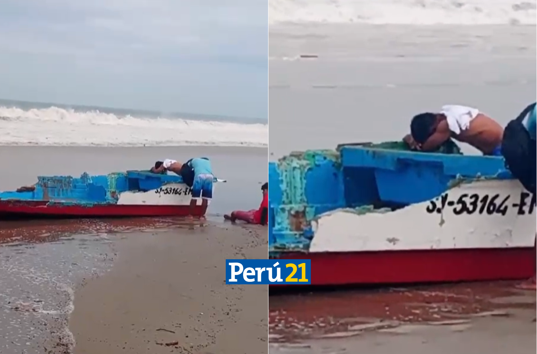 Pescadores artesanales de El Ñuro. 