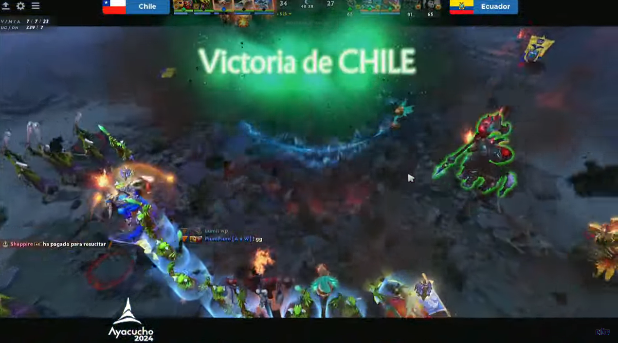 Chile vence a Ecuador en los lower brackets 