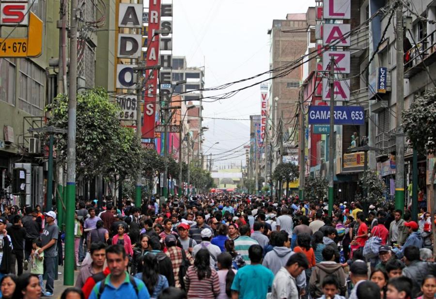 Emporio comercial Gamarra, en La Victoria