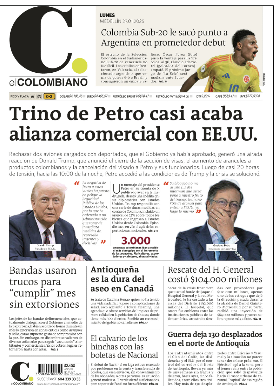 El Colombiano. 