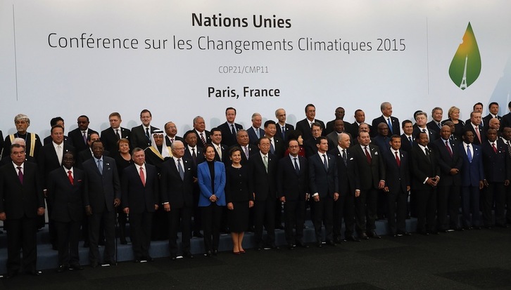 Acuerdo Climático de Paris 2015. (AFP)