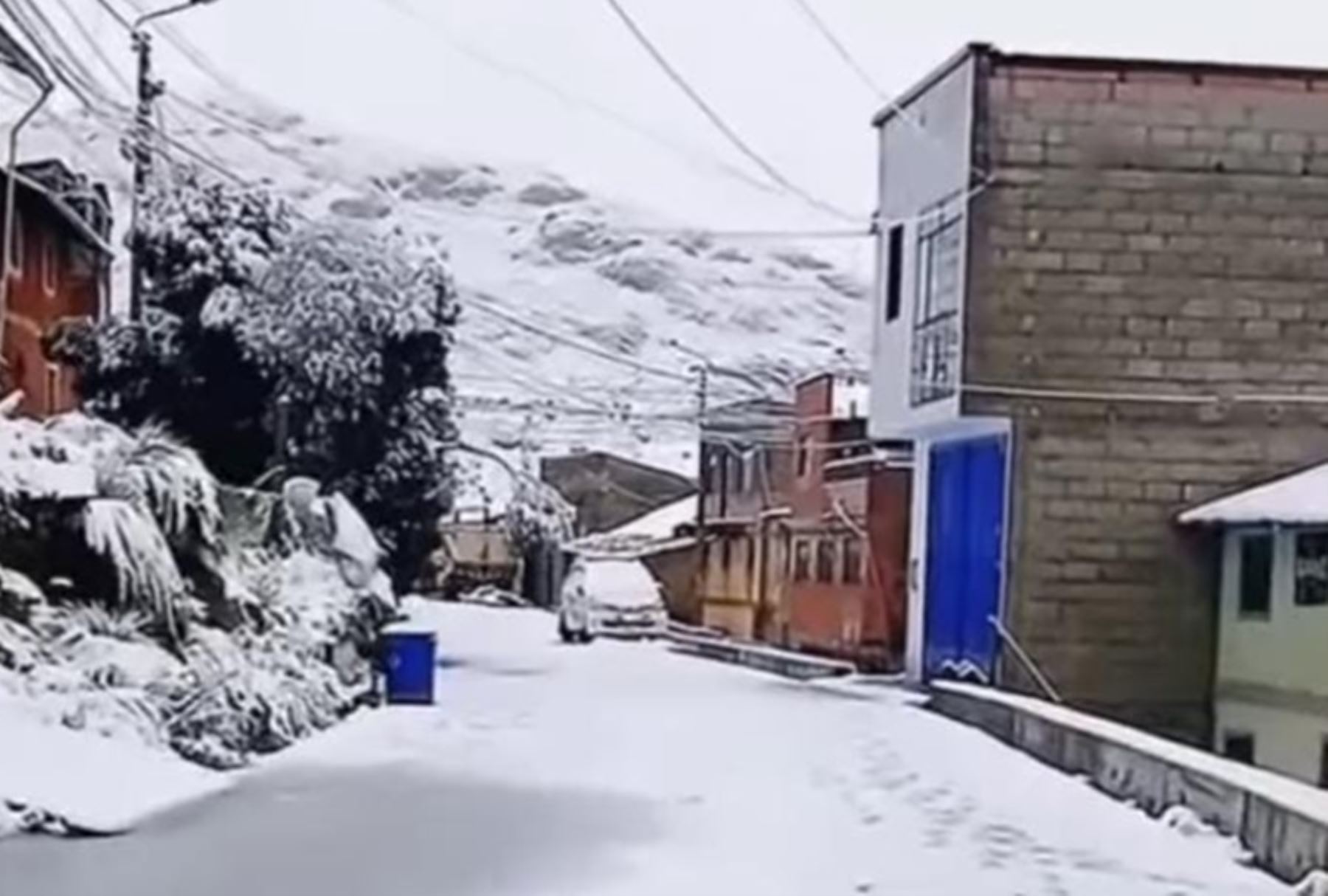 Calles de la ciudad altoandina quedaron anegadas