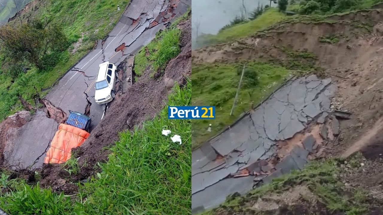 colapsa carretera cajamarca