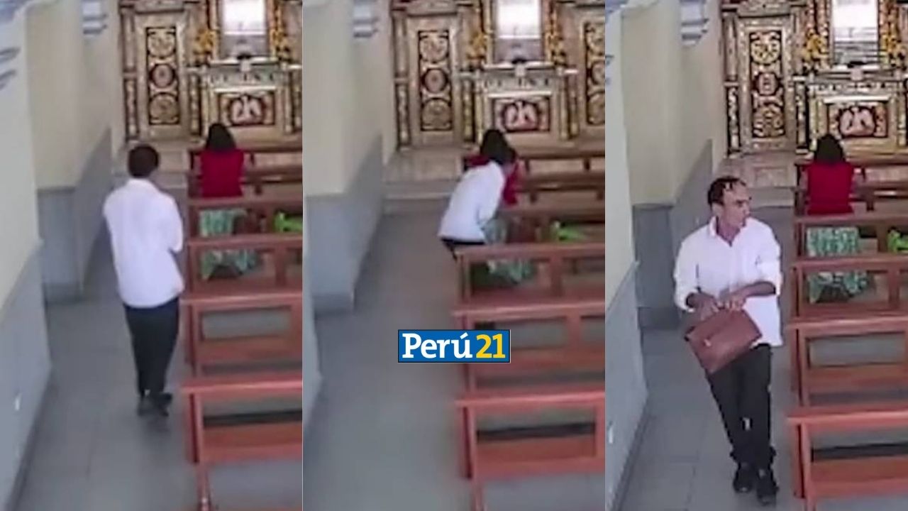 robo de cartera en iglesia
