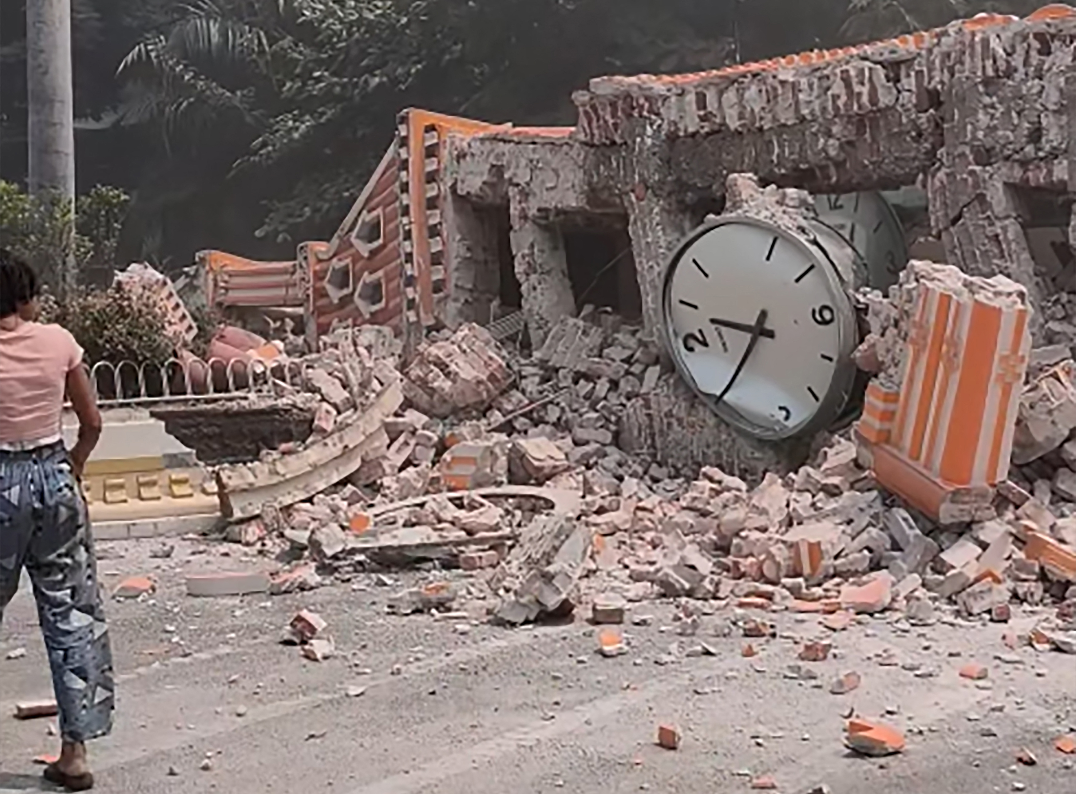 Terremoto en Birmania. Foto: AFP