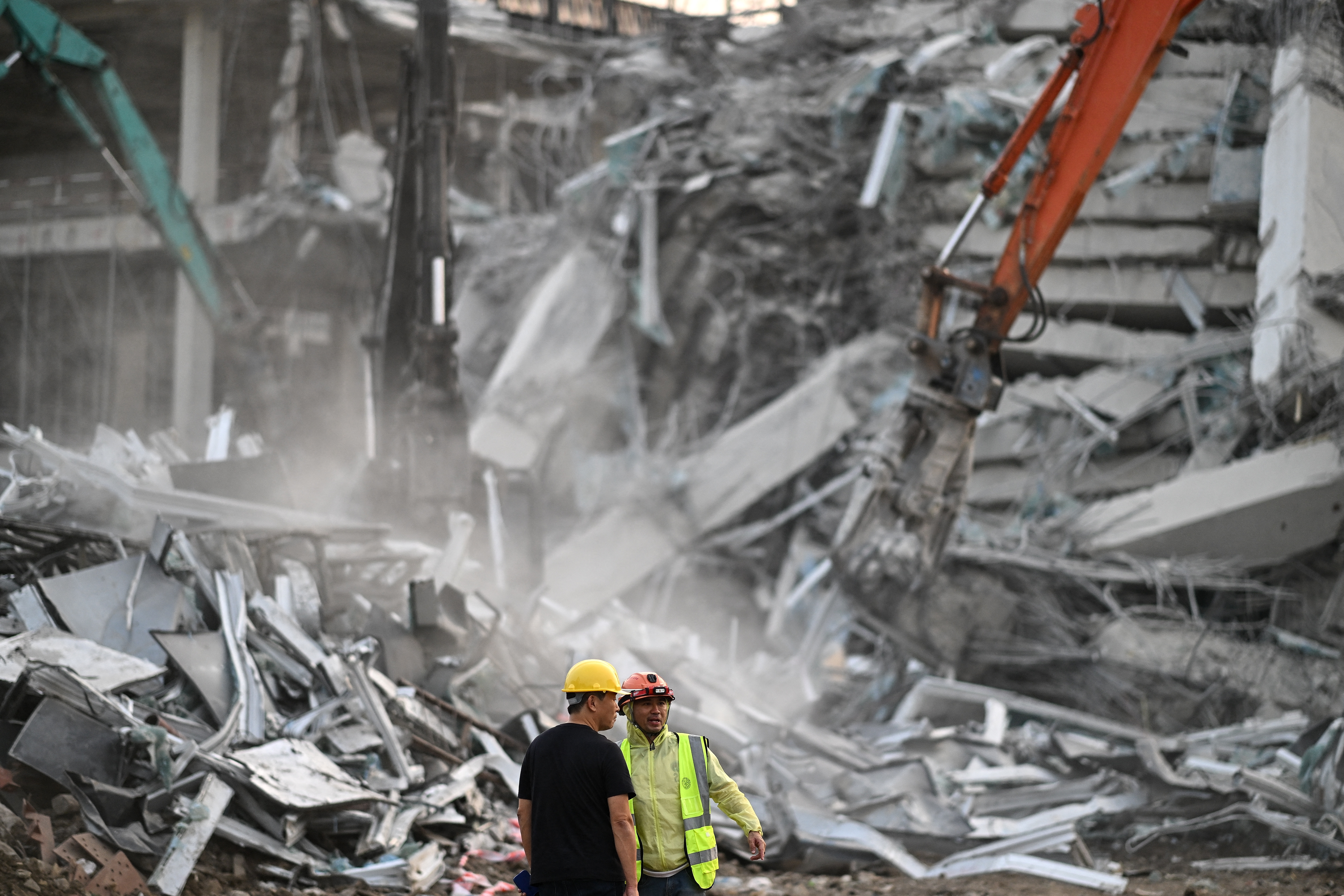 Terremoto en Birmania. Foto: AFP