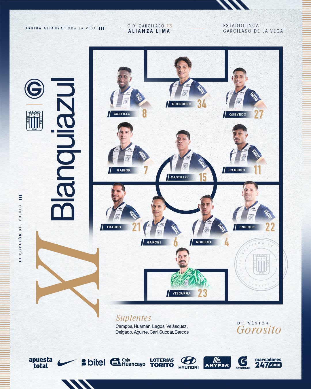 Alianza Lima vs Deportivo Garcilaso