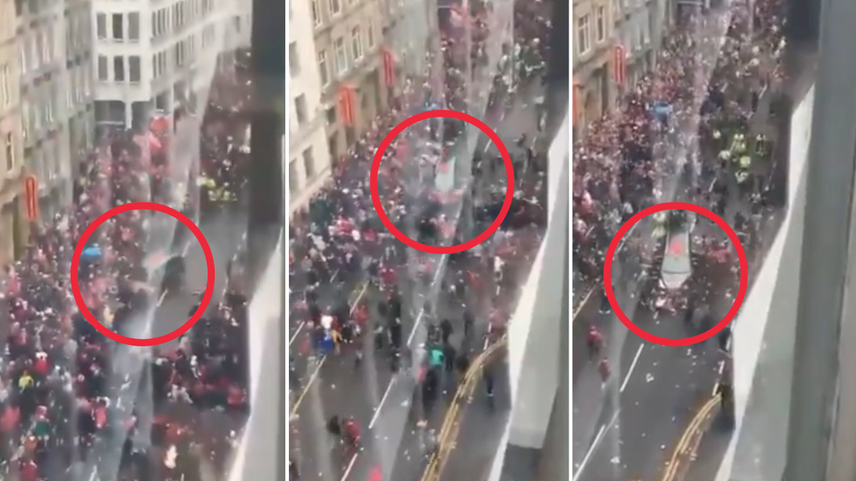 Aterrador: varios heridos tras atropello masivo en celebraciones del Liverpool