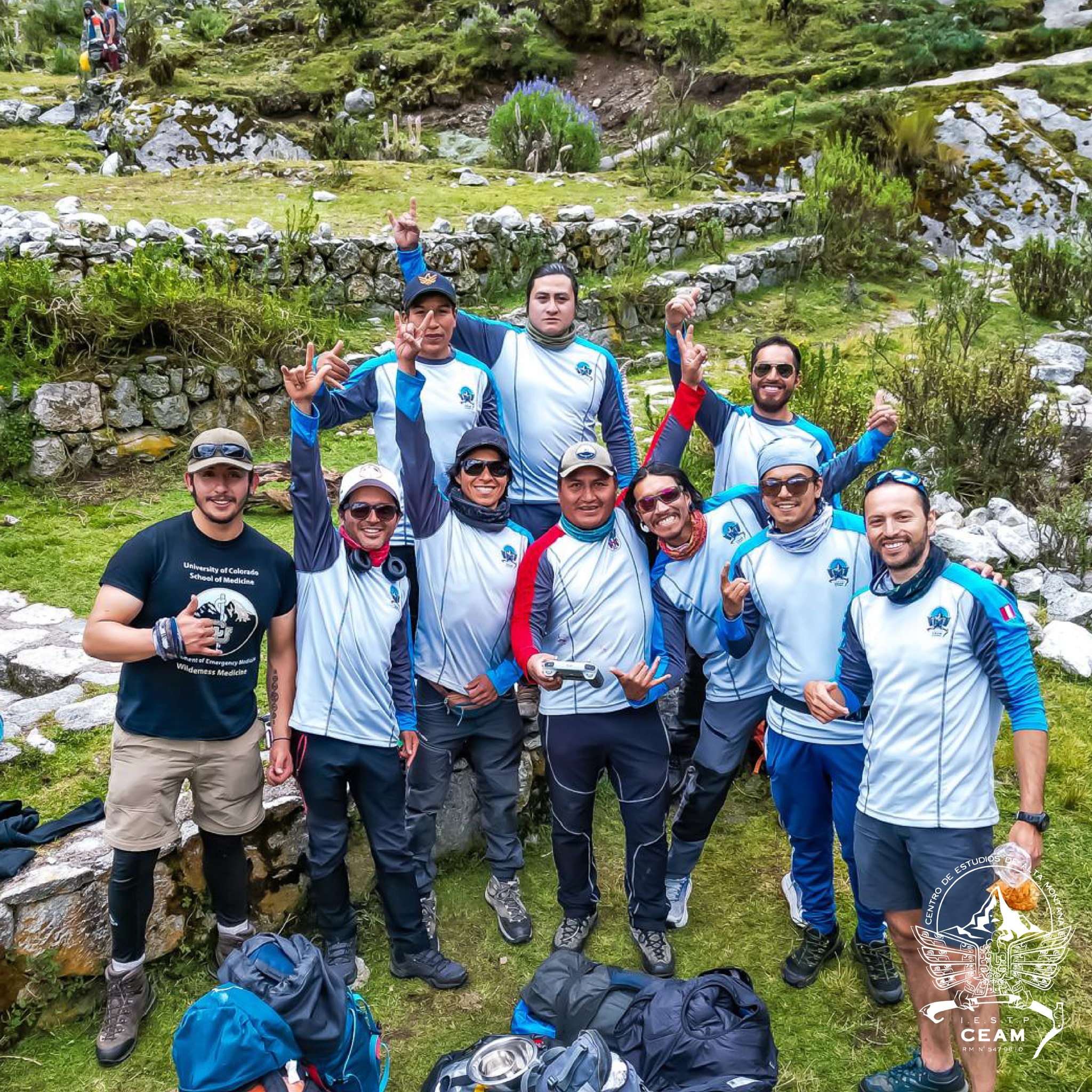 Estudiantes de montaña