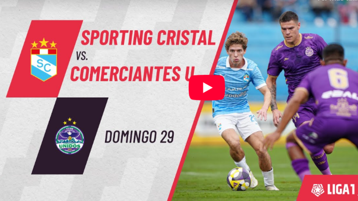 Sporting Cristal Comerciantes Unidos goles video resumen