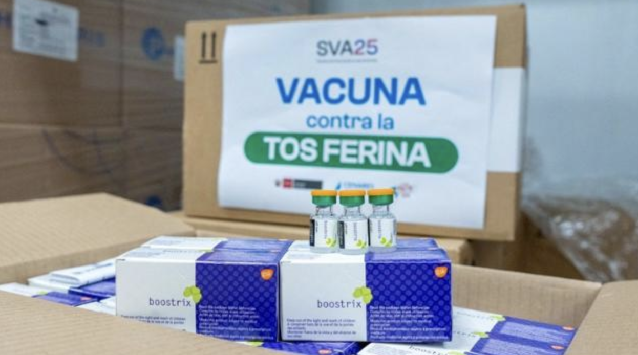 Vacunación de tos ferina