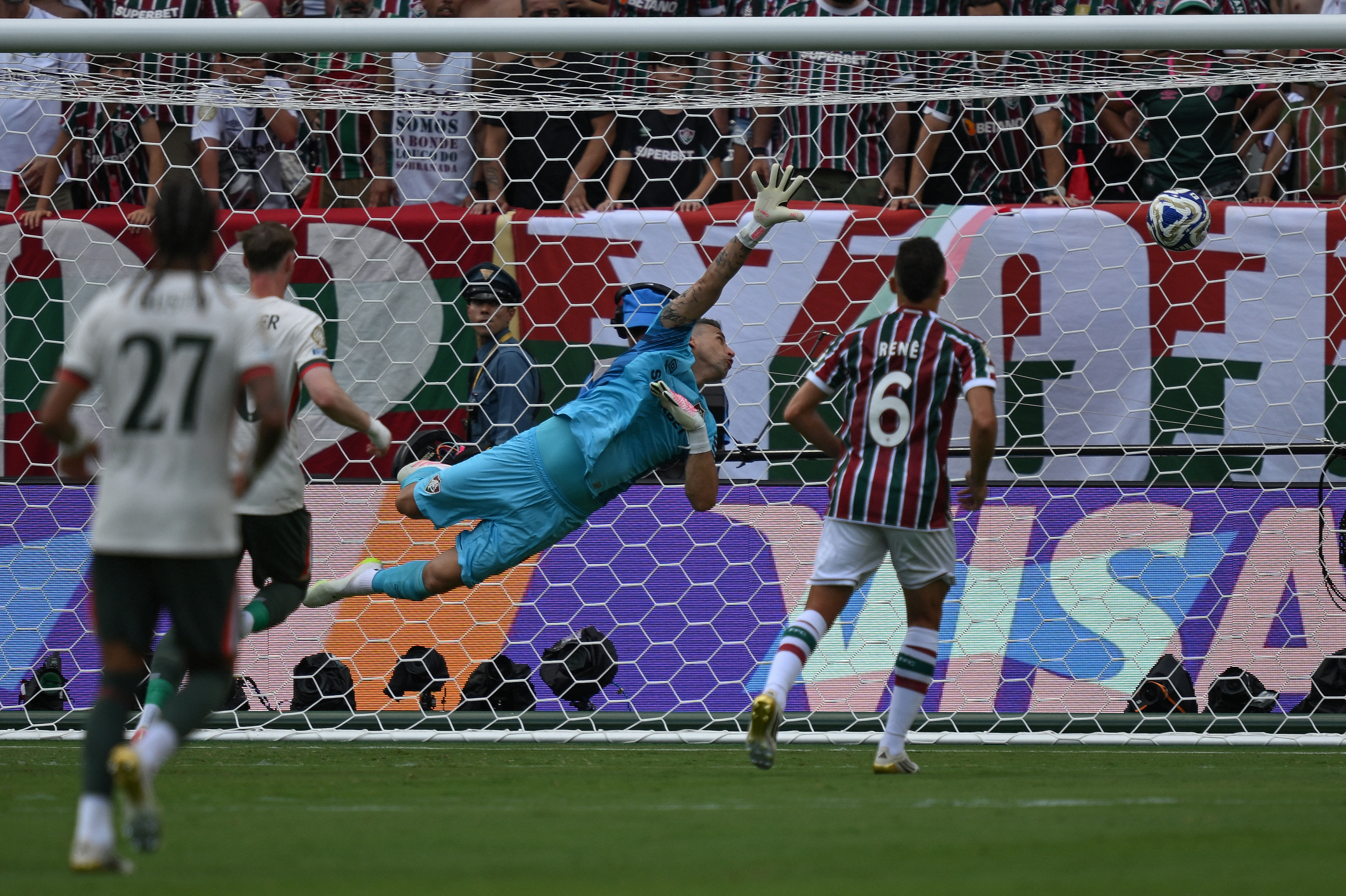 Fábio, portero de Fluminense. Foto: AFP