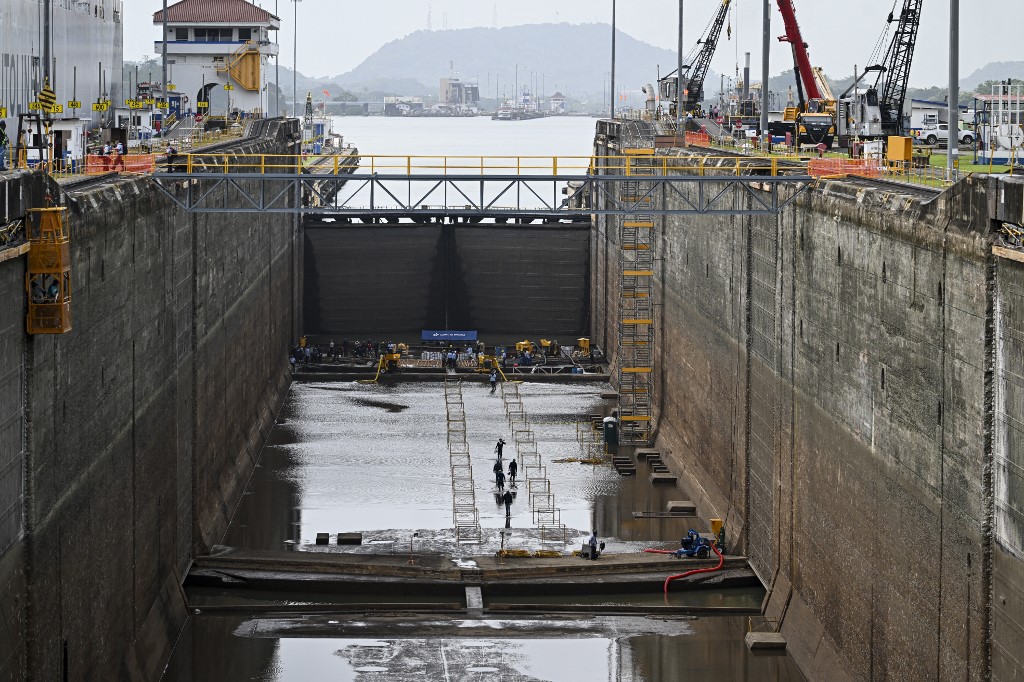 Canal de Panamá. Foto: AFP