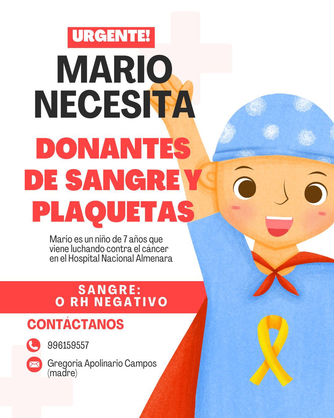 Ayudemos a Mario