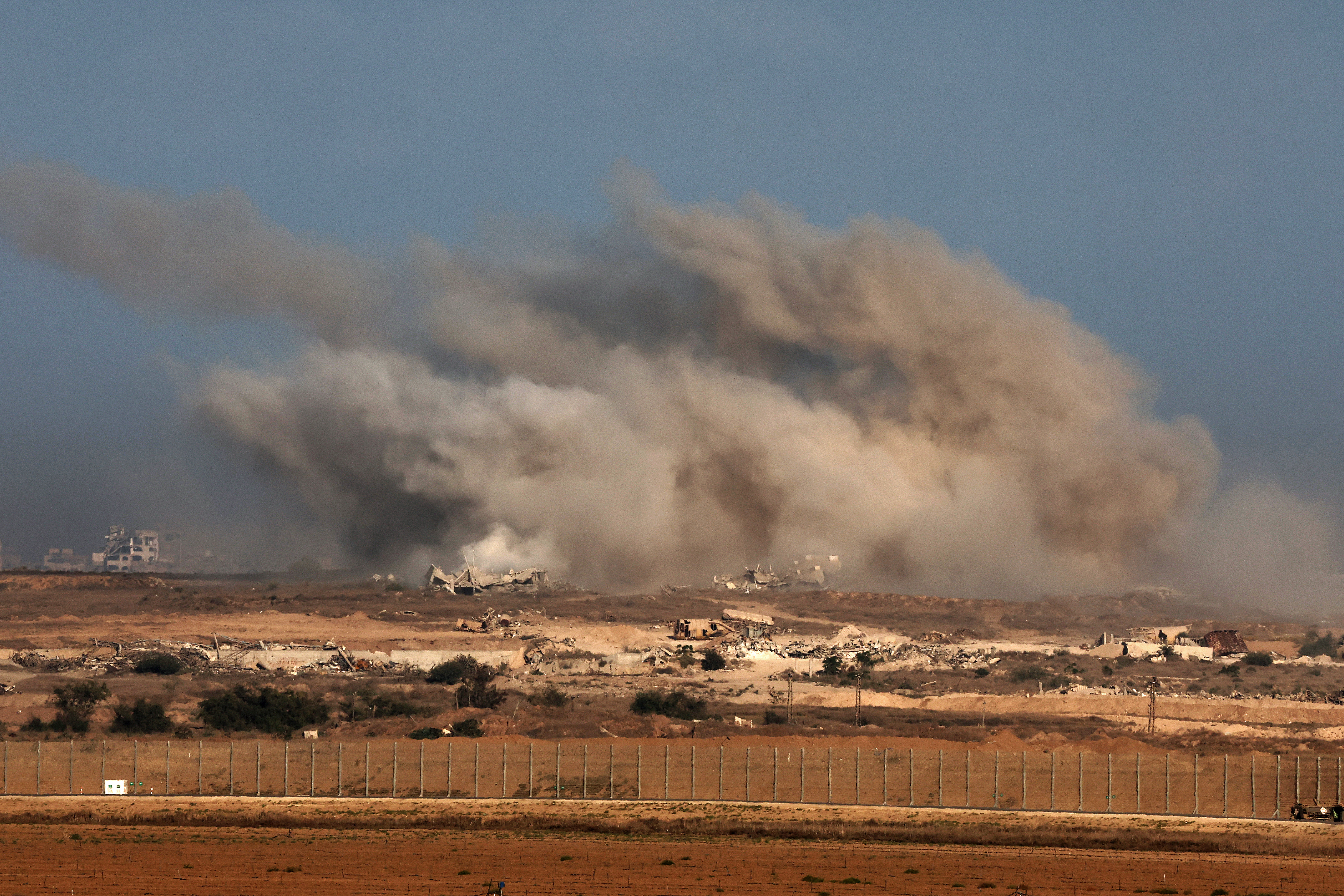 Israel ataca Gaza. Foto: AFP