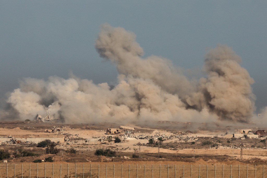 Israel ataca Gaza. Foto: AFP
