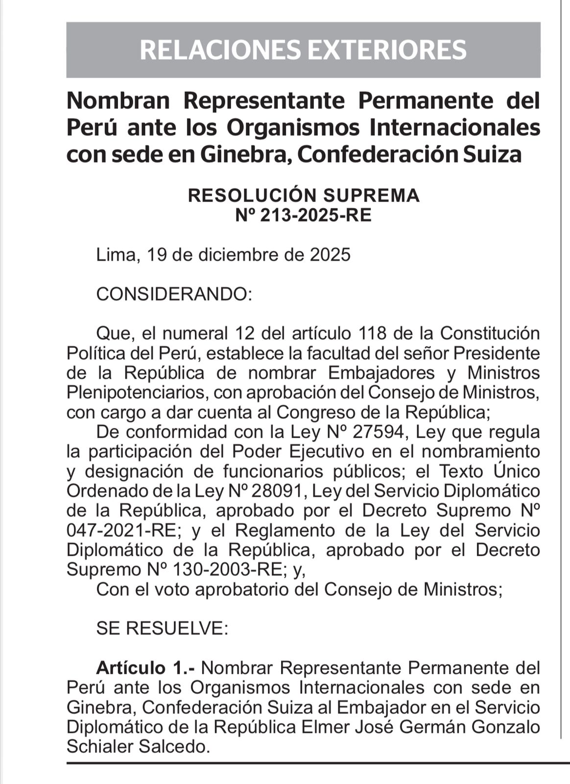 El Peruano