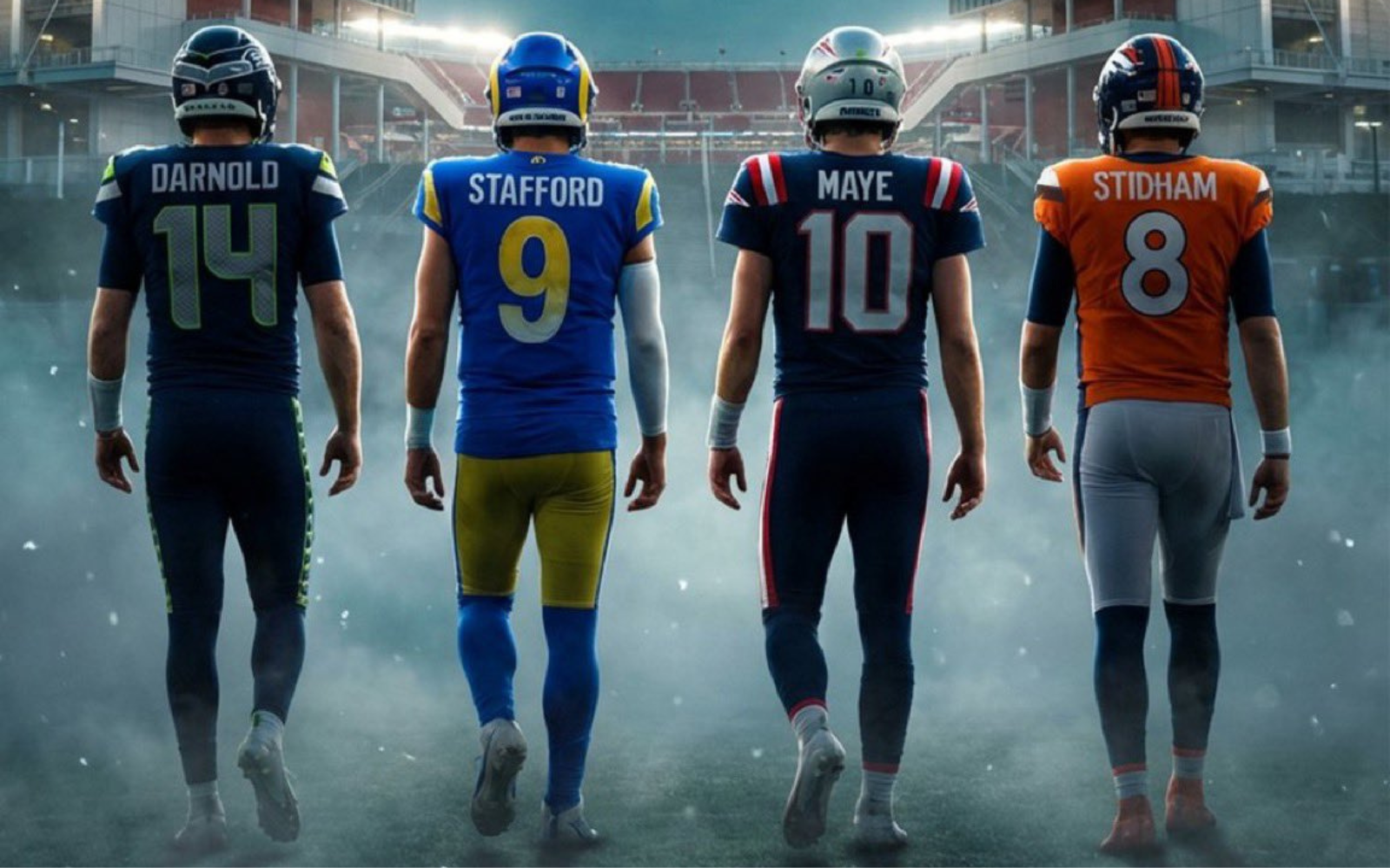 Playoffs Superbowl LX 2026 Broncos vs Patriots y Seahawks vs Rams