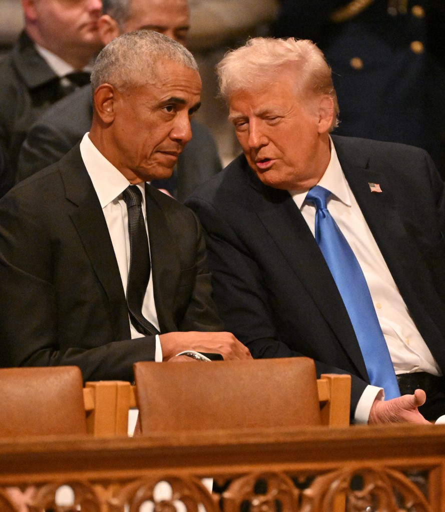 Donald Trump y Barack Obama. Foto: AFP