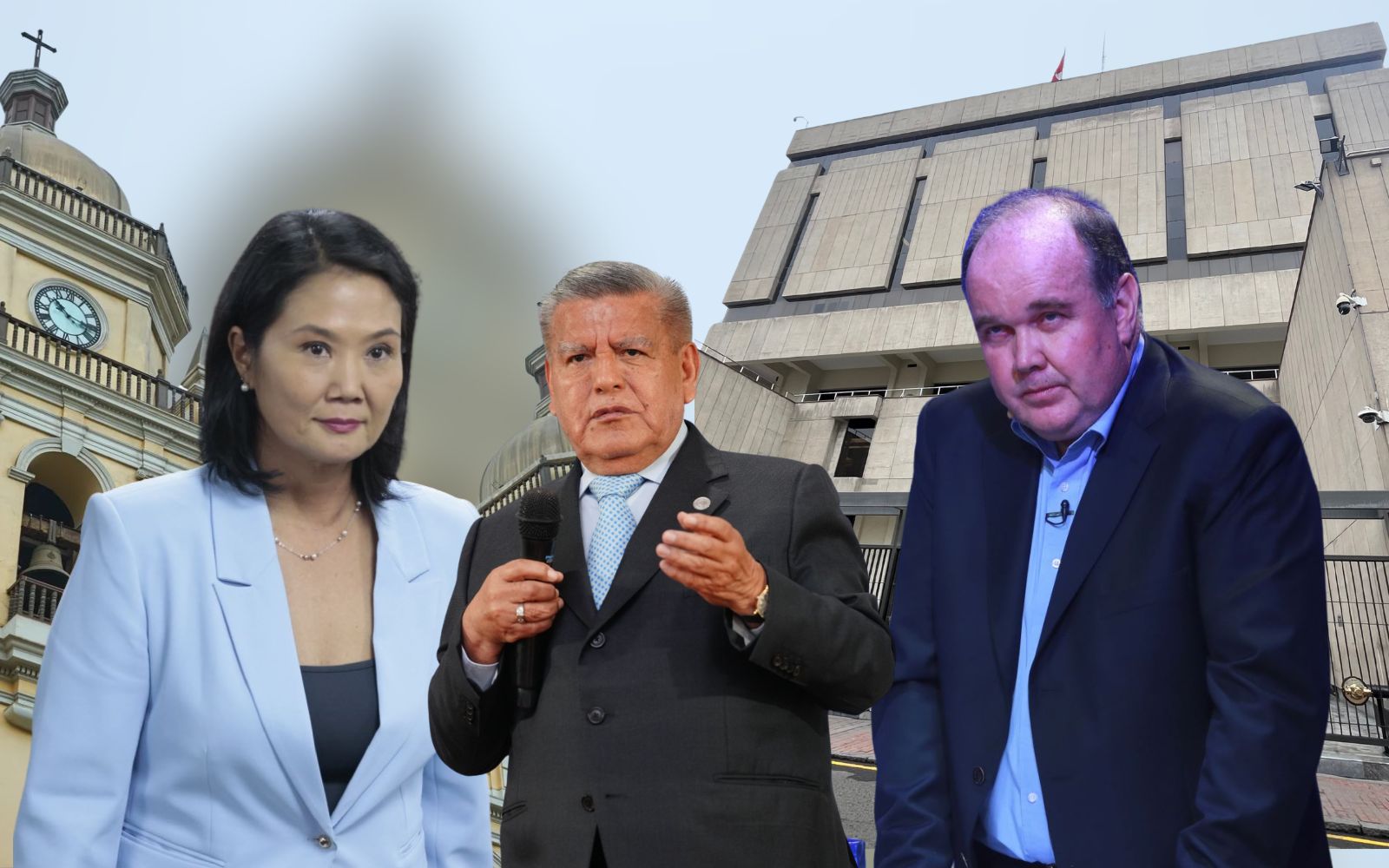 keiko, acuña y Rafael Lopez Aliaga