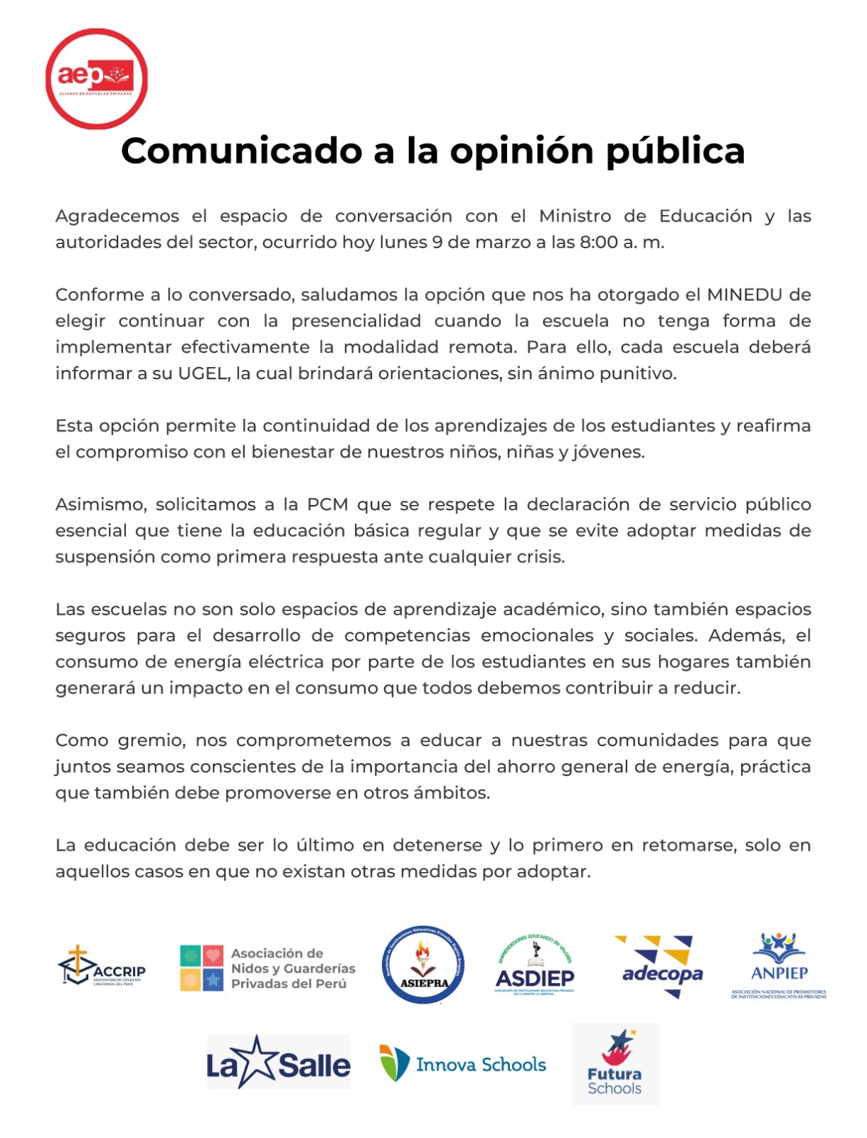 Comunicado
