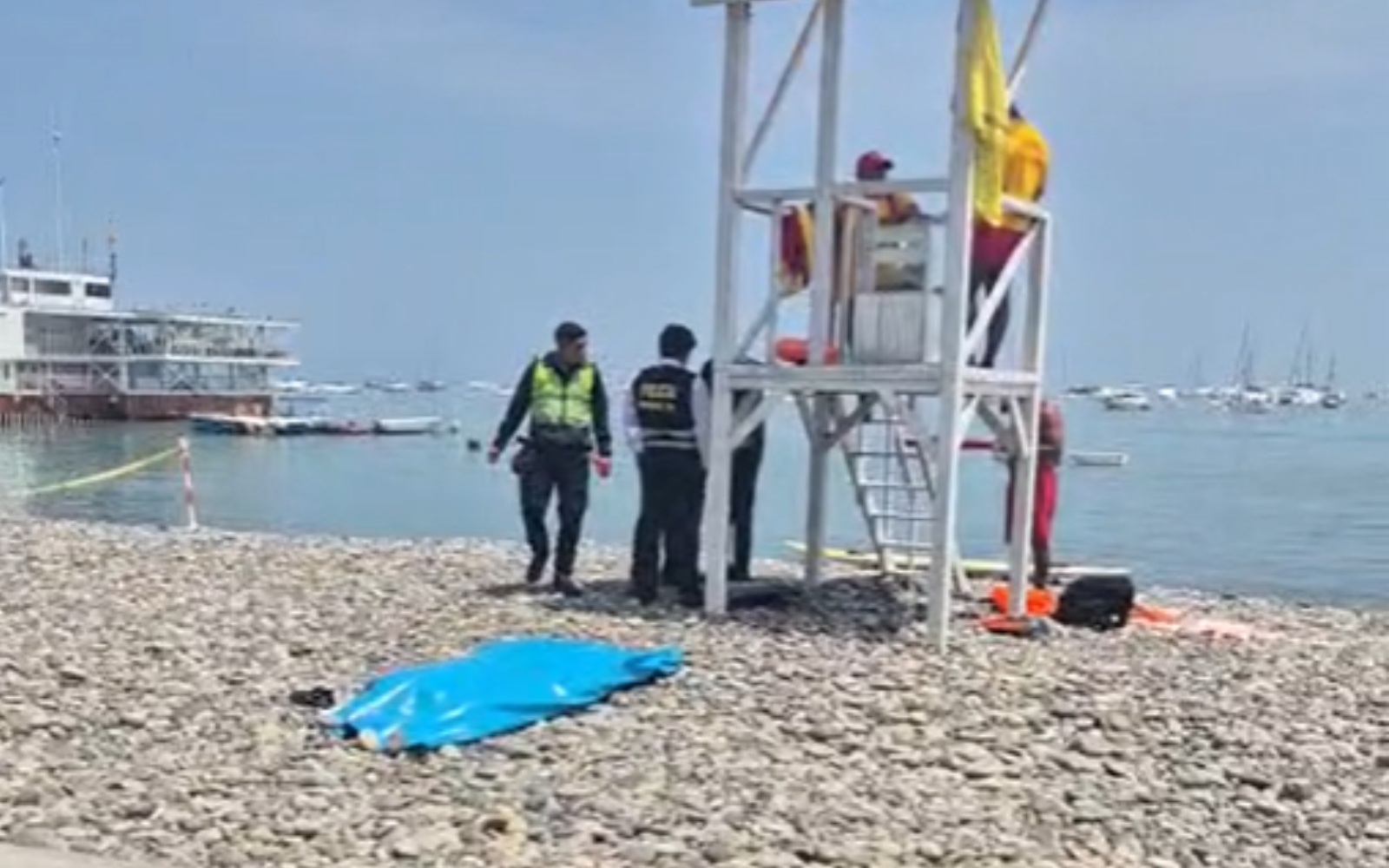 cuerpo sin vida en La Punta