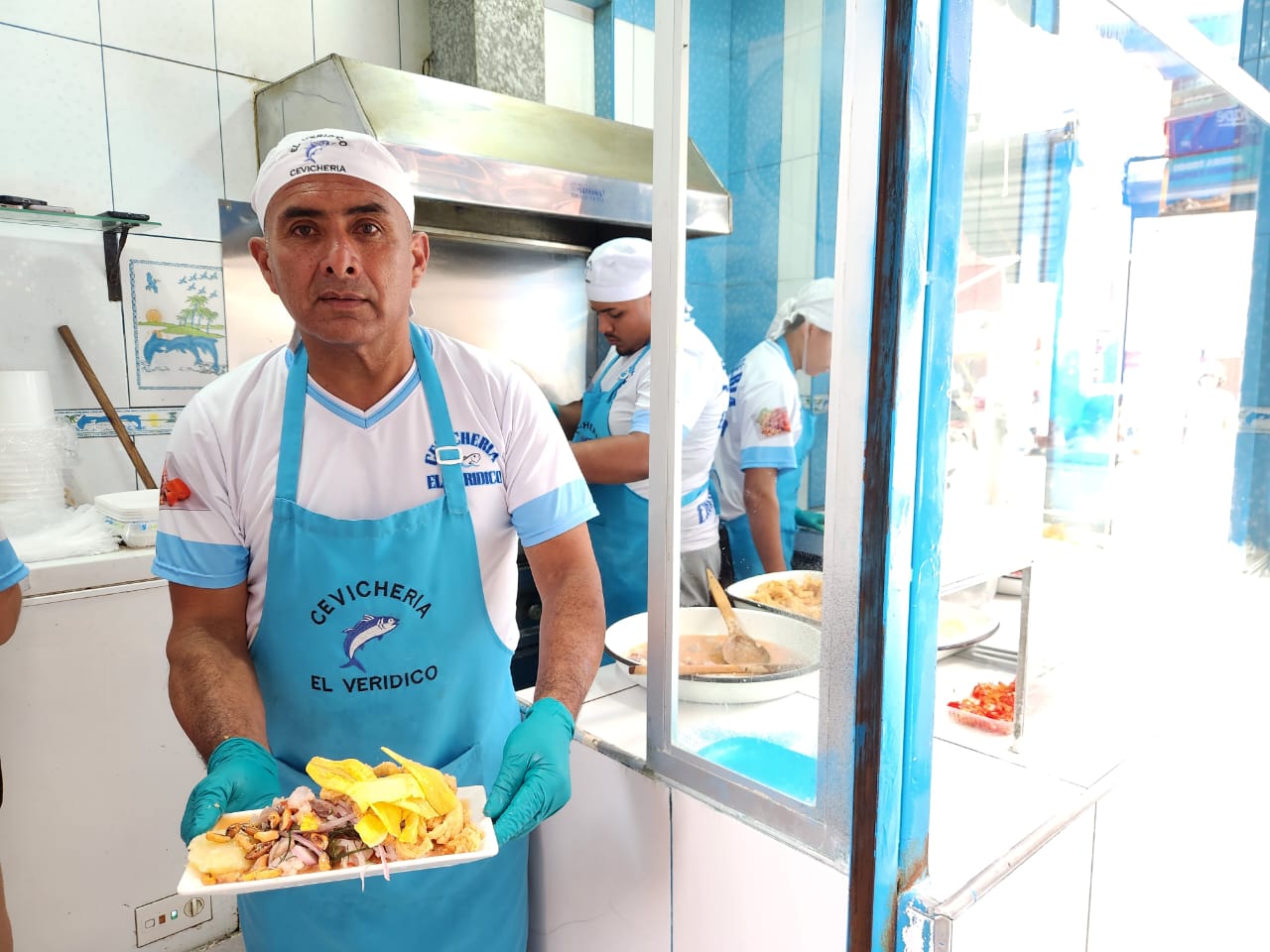 Trabajador en El Verídico