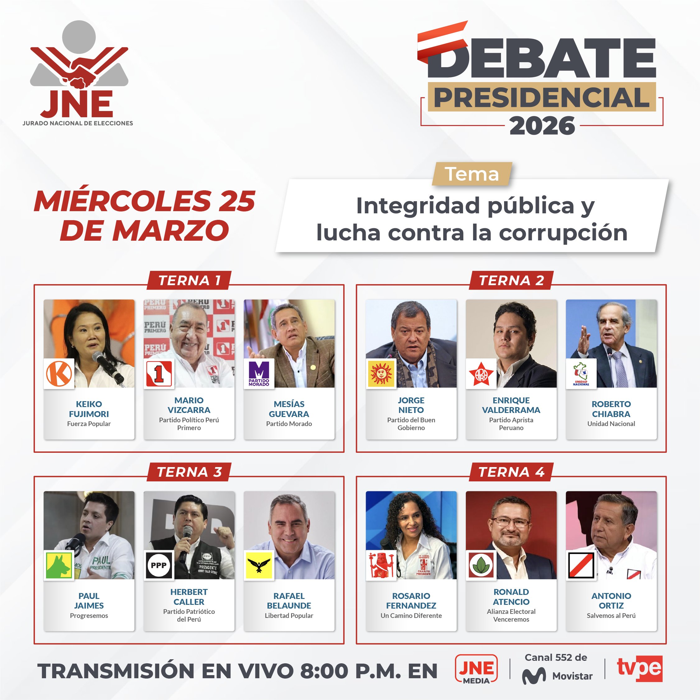 listado de ternas 2