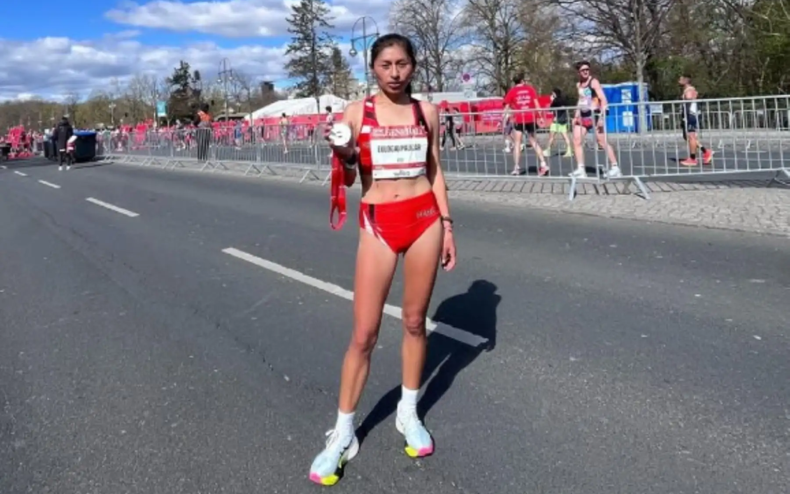 Sheyla Eulogio impuso nuevo récord nacional de media maratón en Berlín