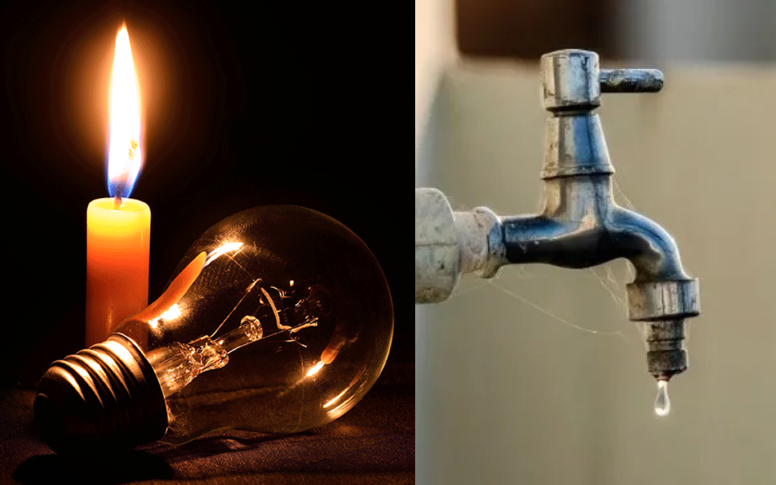 Corte de agua y luz