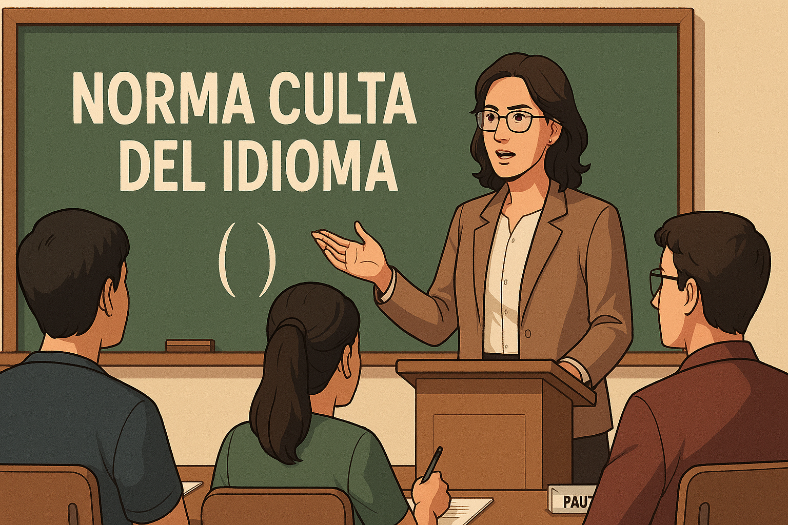 Demagogia y ortografía.