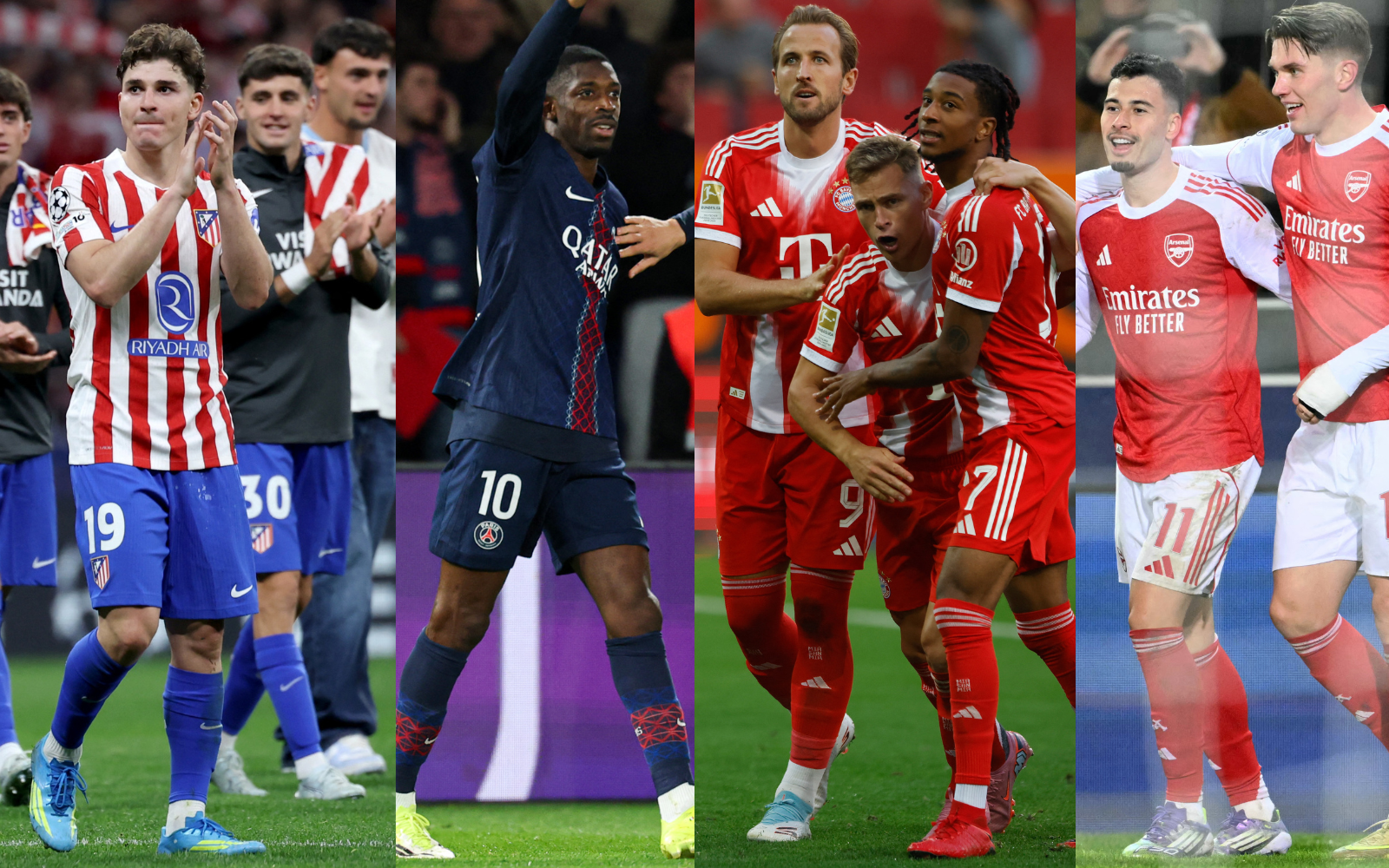 Semifinales de Champions League radiografia de PSG Bayern Munich Arsenal Atletico de Madrid