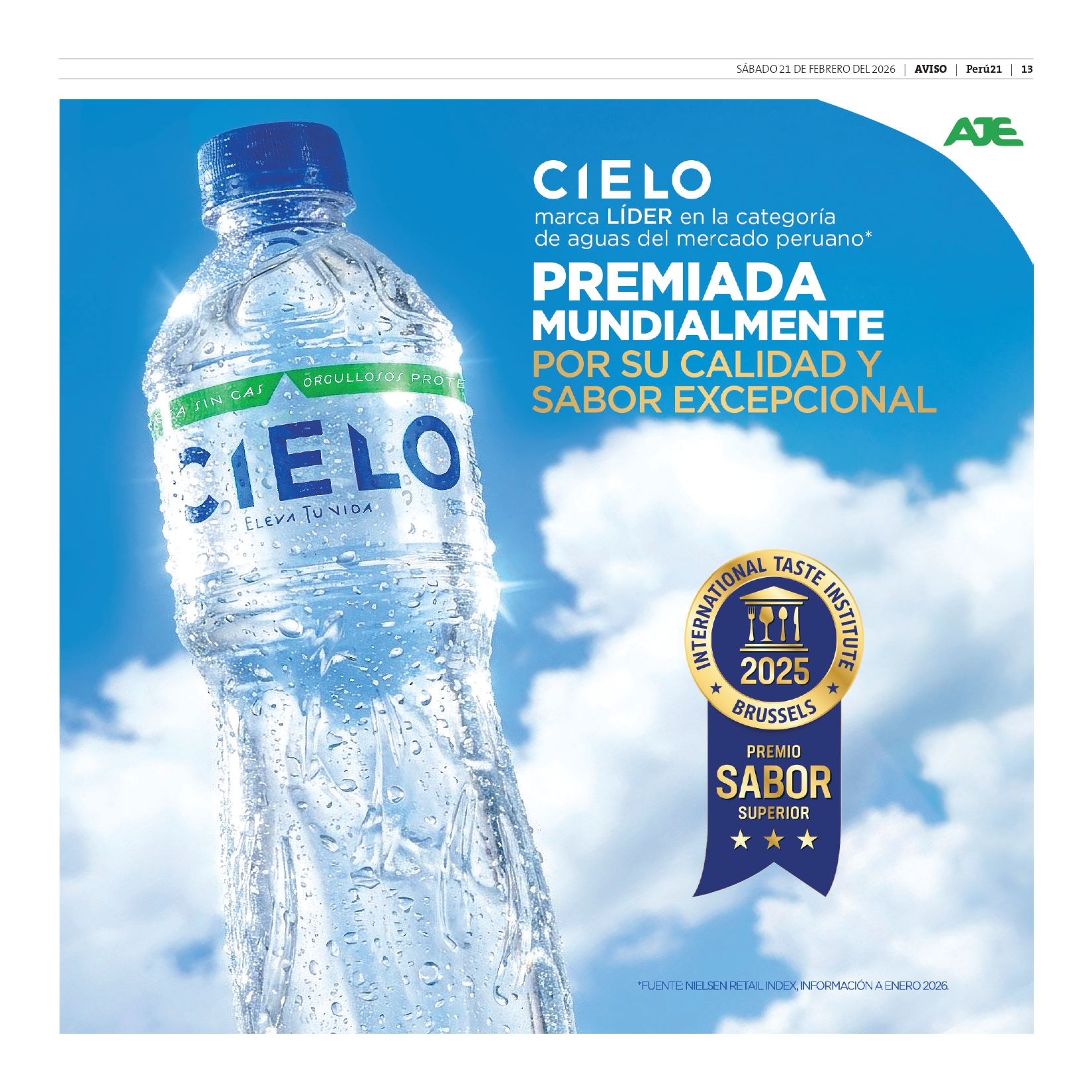 Publicidad Agua Cielo