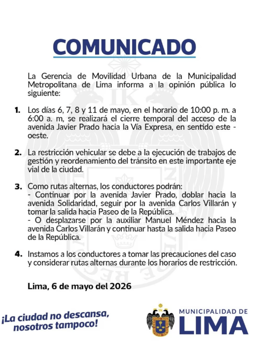 COMUNICADO 