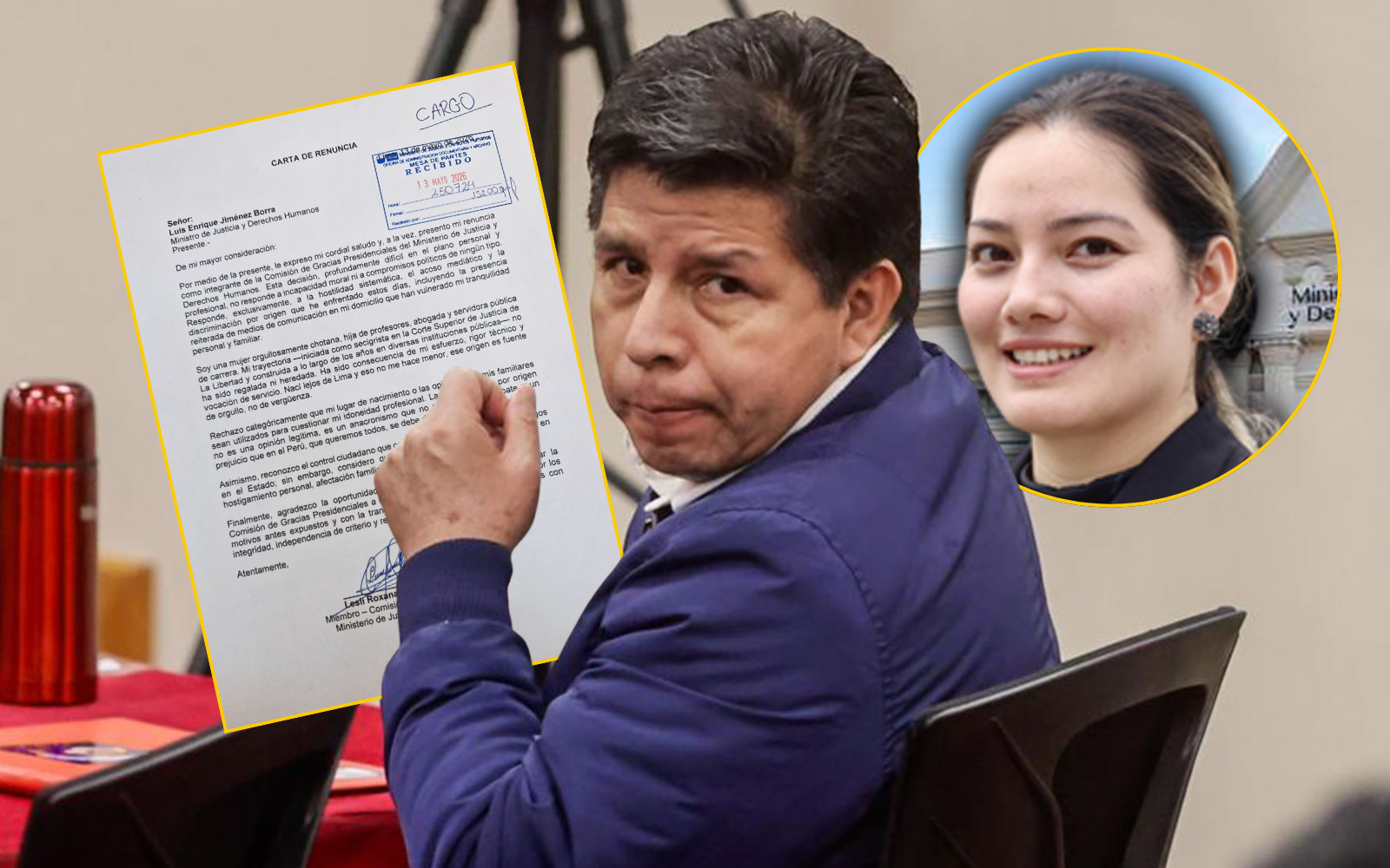 Lesli Gonzales renuncia a Comisión de Gracias Presidenciales