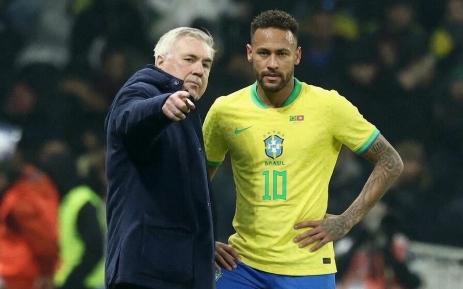 Ancelotti prometió ganar el Mundial 2026 con la Selección de Brasil Neymar