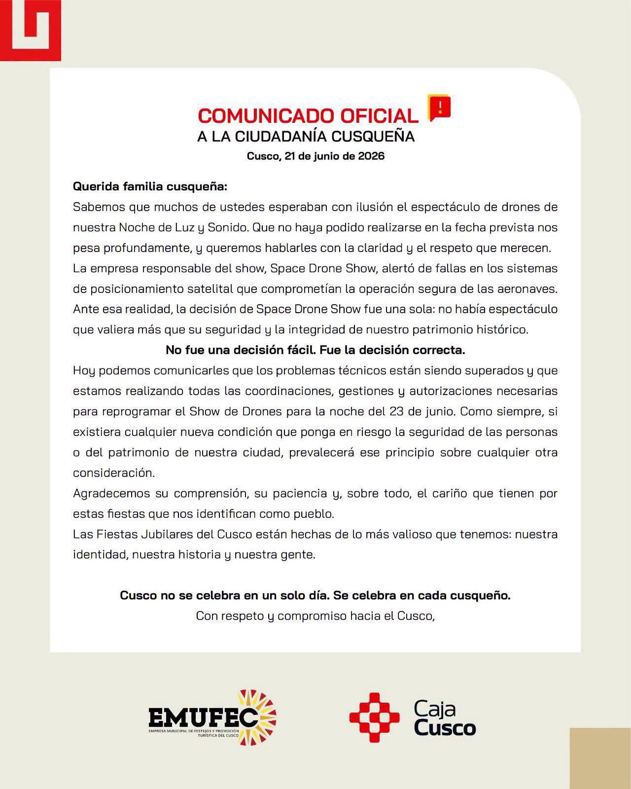 comunicado emufec