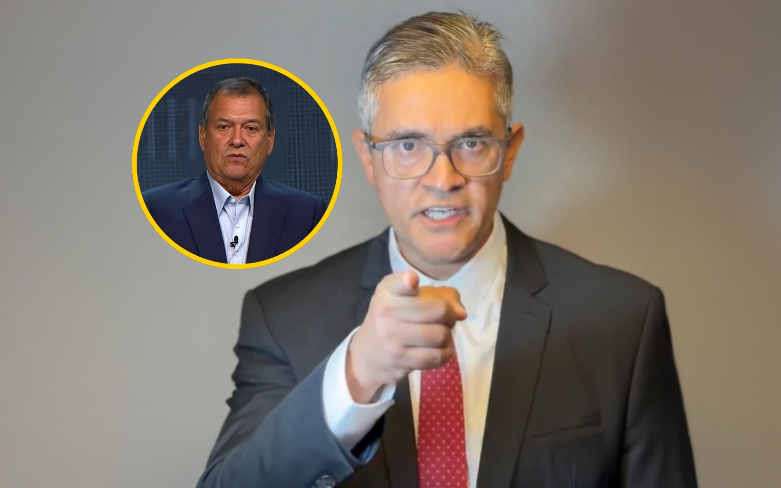 José Domingo Pérez amenazando a Nieto