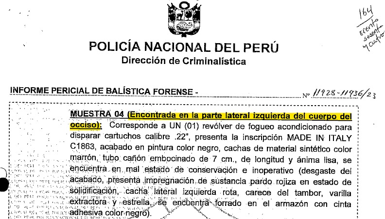 documento policial
