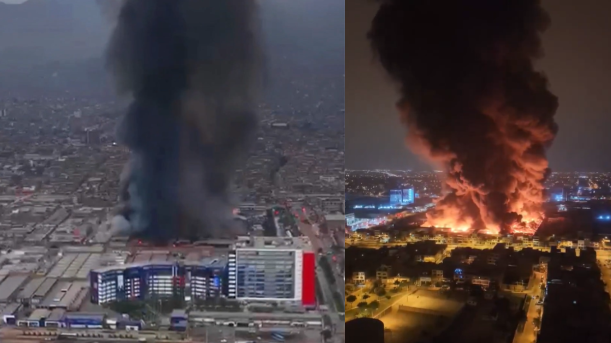 incendio en Los Olivos