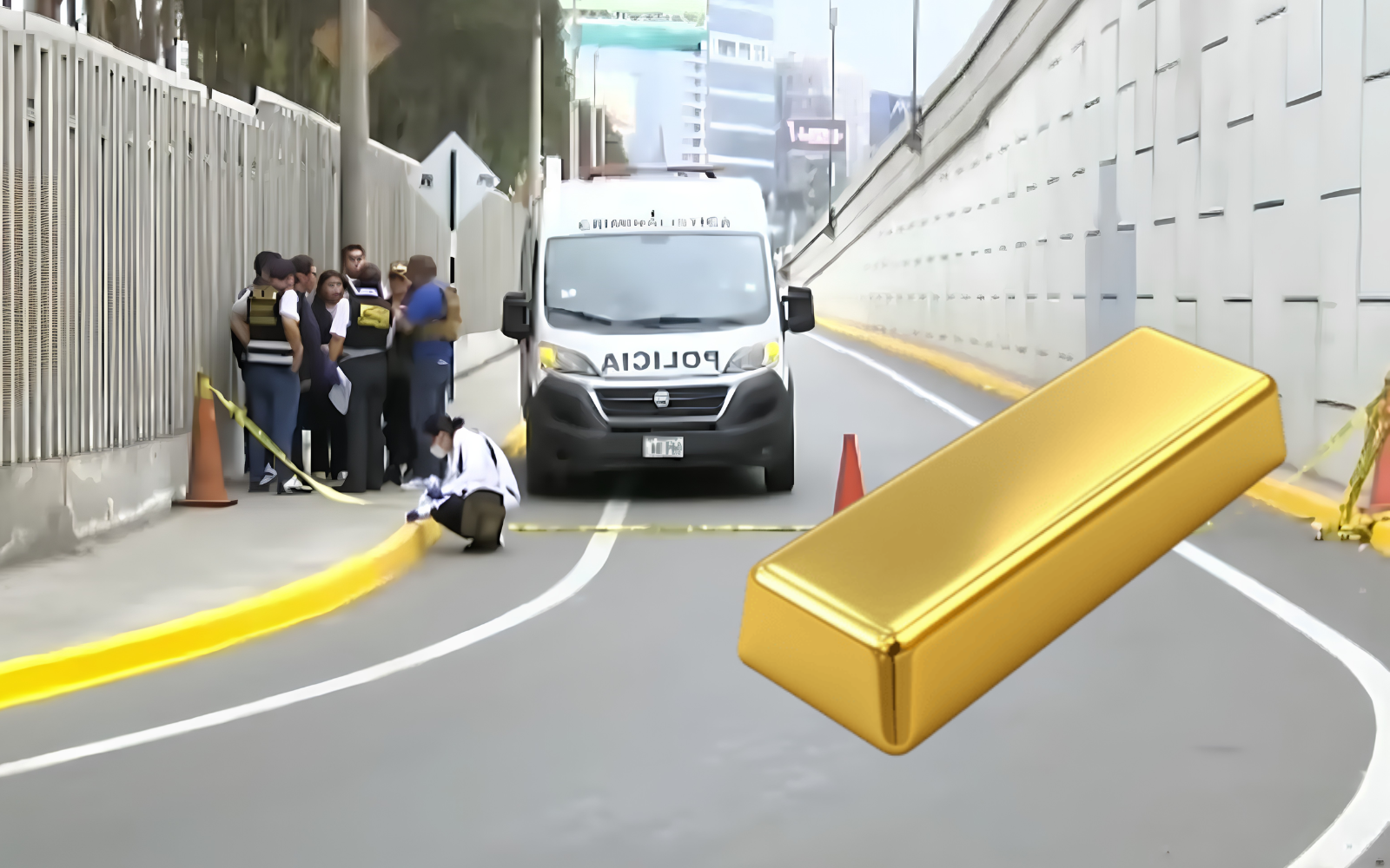 Delincuentes roban lingotes de oro en Surco y dejan un herido