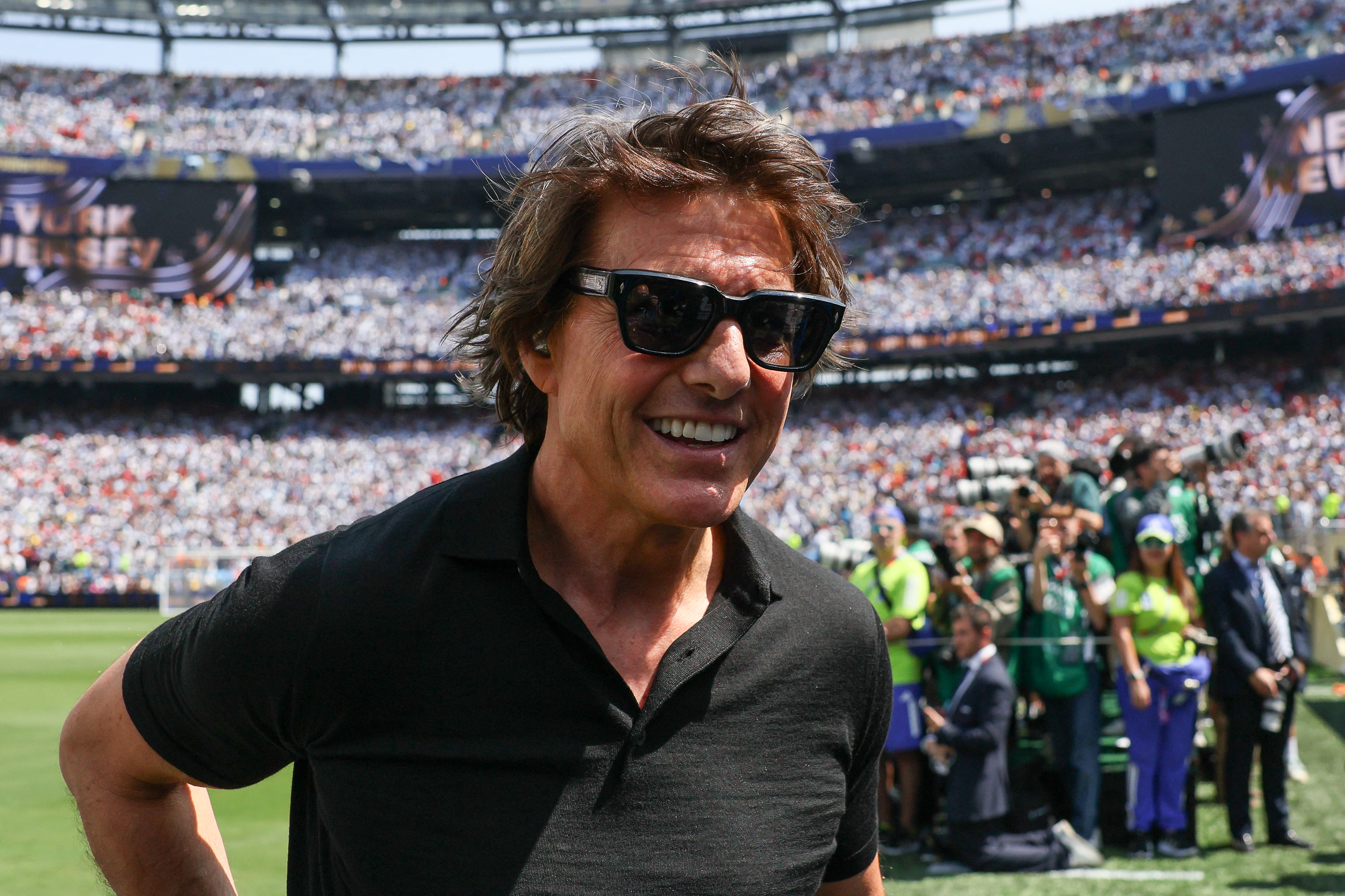 Tom Cruise emociona en la final de la Copa del Mundo 2026