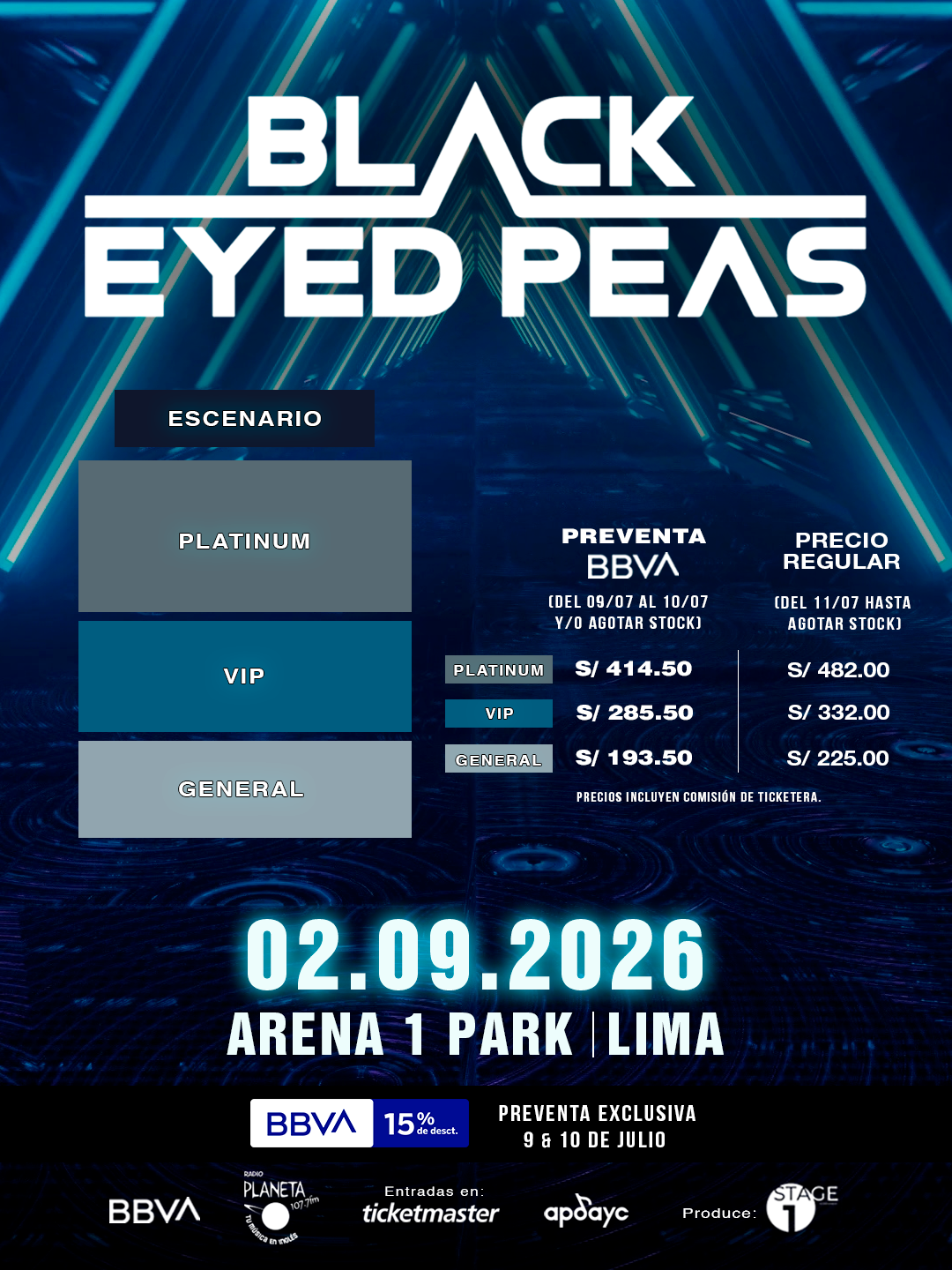 Black Eyed Peas regresa al Perú tras 15 años: todo sobre el esperado concierto en Lima