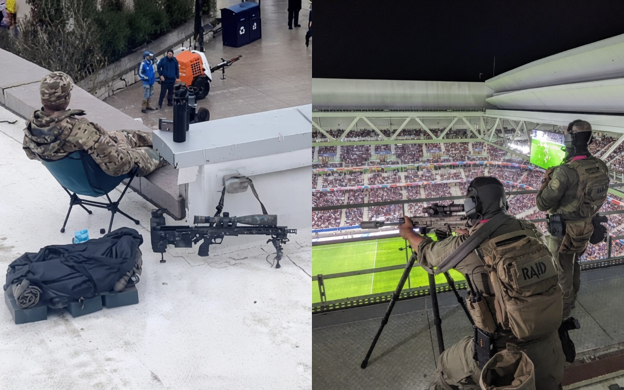 Francotiradores en estadios del Mundial 2026 Estados Unidos