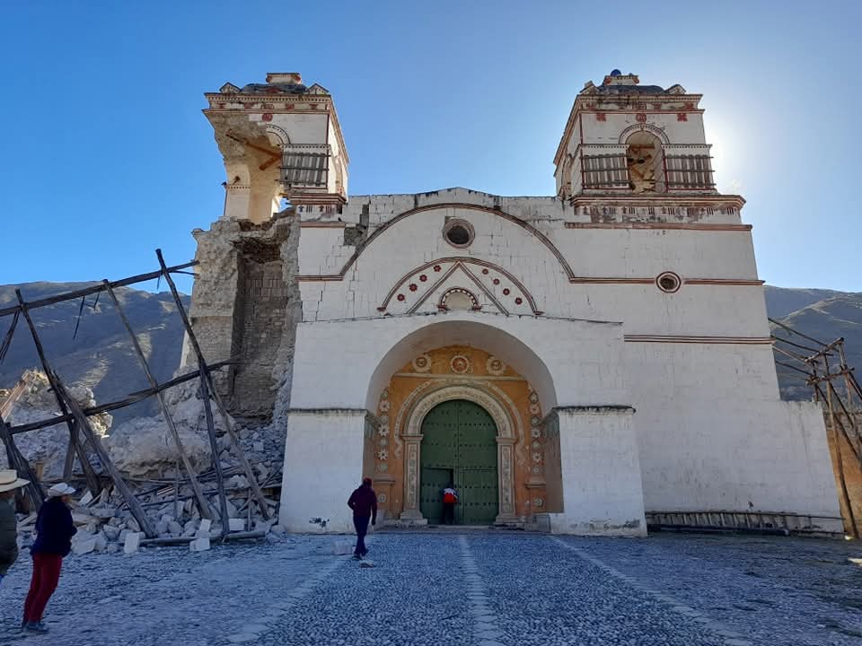 iglesias caylloma sismo