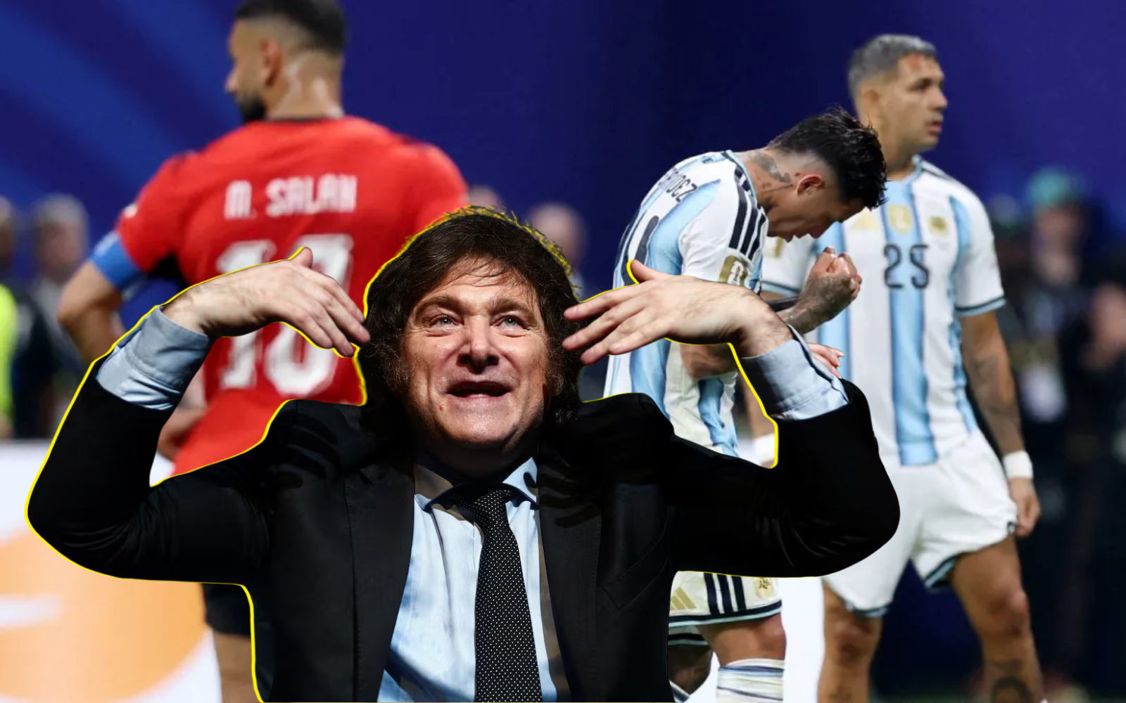 Javier Milei se queda sin voz tras agónica victoria de Argentina